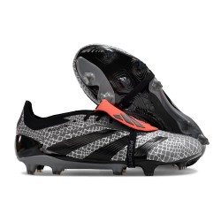 adidas Predator 2024 Elite Tongue FG Nero Grigio Rosso