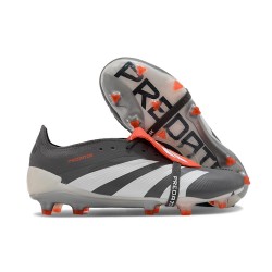 adidas Predator 2024 Elite Tongue FG Nero Bianco Rosso