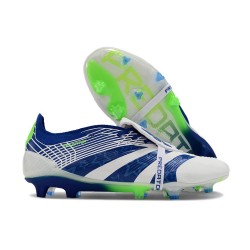 adidas Predator 2024 Elite Tongue FG Bianco Blu Verde