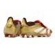 adidas Predator 2024 Elite Tongue FG Oro Met Bianco Rosso