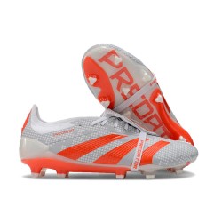 adidas Predator 2024 Elite Tongue FG Grigio Rosso