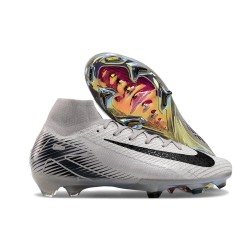 Scarpe da Calcio Nike Mercurial Superfly 10 Elite FG Grigio Nero