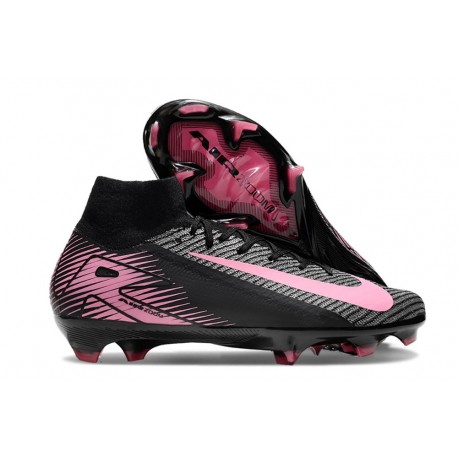 Scarpe da Calcio Nike Mercurial Superfly 10 Elite FG Nero Rosa