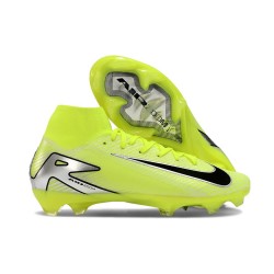 Scarpe da Calcio Nike Mercurial Superfly 10 Elite FG Volt Argento Nero