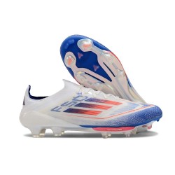 adidas F50+ Elite FG Ftwr Bianco Rosso Solare Blu Lucido