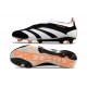 Scarpe adidas Predator Elite Senza Lacci FG Nero Bianco Arancione