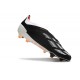 Scarpe adidas Predator Elite Senza Lacci FG Nero Bianco Arancione