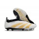 Scarpe adidas Predator Elite Senza Lacci FG Bianco Oro