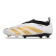 Scarpe adidas Predator Elite Senza Lacci FG Bianco Oro