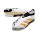 Scarpe adidas Predator Elite Senza Lacci FG Bianco Oro