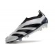 Scarpe adidas Predator Elite Senza Lacci FG Argento Nero