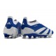 Scarpe adidas Predator Elite Senza Lacci FG Blu Bianco