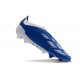 Scarpe adidas Predator Elite Senza Lacci FG Blu Bianco