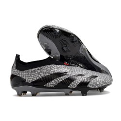 Scarpe adidas Predator Elite Senza Lacci FG Grigio Nero