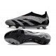 Scarpe adidas Predator Elite Senza Lacci FG Grigio Nero