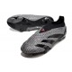 Scarpe adidas Predator Elite Senza Lacci FG Grigio Nero