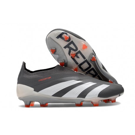 Scarpe adidas Predator Elite Senza Lacci FG Noir Blanc