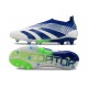 Scarpe adidas Predator Elite Senza Lacci FG Bianco Blu Verde