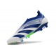 Scarpe adidas Predator Elite Senza Lacci FG Bianco Blu Verde