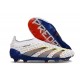 Scarpe adidas Predator Elite Senza Lacci FG Bianco Nero Blu Rosso