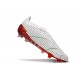 Scarpe adidas Predator Elite Senza Lacci FG Bianco Nero Blu Rosso