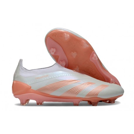 Scarpe adidas Predator Elite Senza Lacci FG Almost Blu Arancione