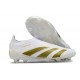 Scarpe adidas Predator Elite Senza Lacci FG Bianco Oro