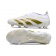 Scarpe adidas Predator Elite Senza Lacci FG Bianco Oro