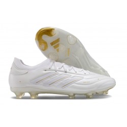 adidas Copa Pure 2+ Elite FG Pelle Ftwr Bianco Oro Met