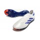 adidas Copa Pure 2+ Elite FG Pelle Ftwr Bianco Blu Lucido Rosso Solare