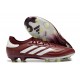 adidas Copa Pure 2+ Elite FG Pelle Ombra Rosso Bianco Team Giallo Solare