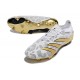 adidas Predator 2024 Elite Tongue FG Oro Bianco Grigio