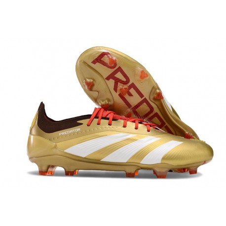 adidas Predator 24 Elite FG Oro Bianco Rosso