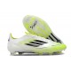 Scrpe da Calcio adidas F50 Elite FG Bianco Nero Giallo