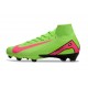 Nike Zoom Mercurial Superfly X Elite FG Verde Rosa