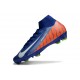 Nike Zoom Mercurial Superfly X Elite FG Blu Arancio Bianco