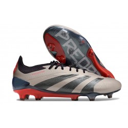 adidas Predator 24 Elite FG Platin Met Nero Aurora Carbone