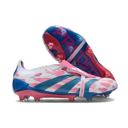 adidas Predator Elite Foldover Tongue FG Ftwr Bianco Solar Blu Solar Rosa