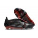 adidas Predator Elite Foldover Tongue FG Stealth Victory - Nero Grigio Rosso