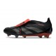 adidas Predator Elite Foldover Tongue FG Stealth Victory - Nero Grigio Rosso