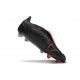 adidas Predator Elite Foldover Tongue FG Stealth Victory - Nero Grigio Rosso