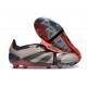 adidas Predator Elite Foldover Tongue FG Platin Met Nero Aurora Carbone