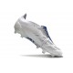 adidas Predator Elite Foldover Tongue FG Polar Victory - Bianco Argento Metallizzato Blu