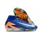 Nike Air Zoom Mercurial Superfly 10 Elite FG Blu Bianco Arancio