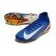 Nike Air Zoom Mercurial Superfly 10 Elite FG Blu Bianco Arancio