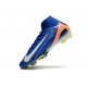 Nike Air Zoom Mercurial Superfly 10 Elite FG Blu Bianco Arancio