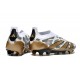 Scarpe adidas Predator Elite Senza Lacci FG Oro Bianco Grigio