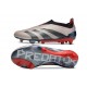 Scarpe adidas Predator Elite Senza Lacci FG Platin Met Nero Aurora Carbone