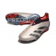 Scarpe adidas Predator Elite Senza Lacci FG Platin Met Nero Aurora Carbone