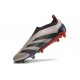 Scarpe adidas Predator Elite Senza Lacci FG Platin Met Nero Aurora Carbone